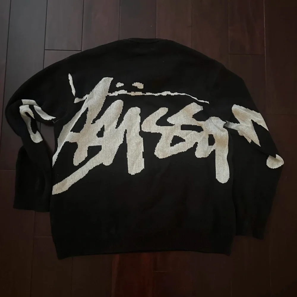 Stussy Black and White Sweater - Picture 2 of 2